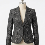 professional pinstripe blazer